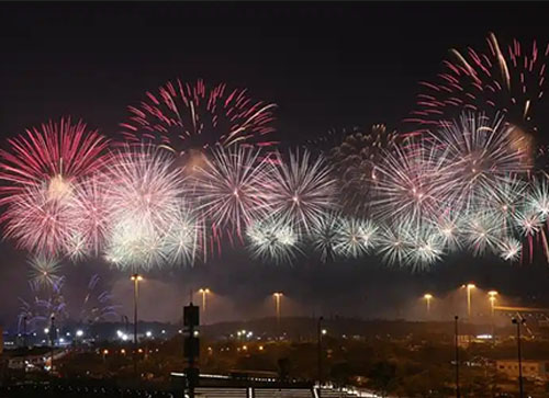 安宁市焰火晚会